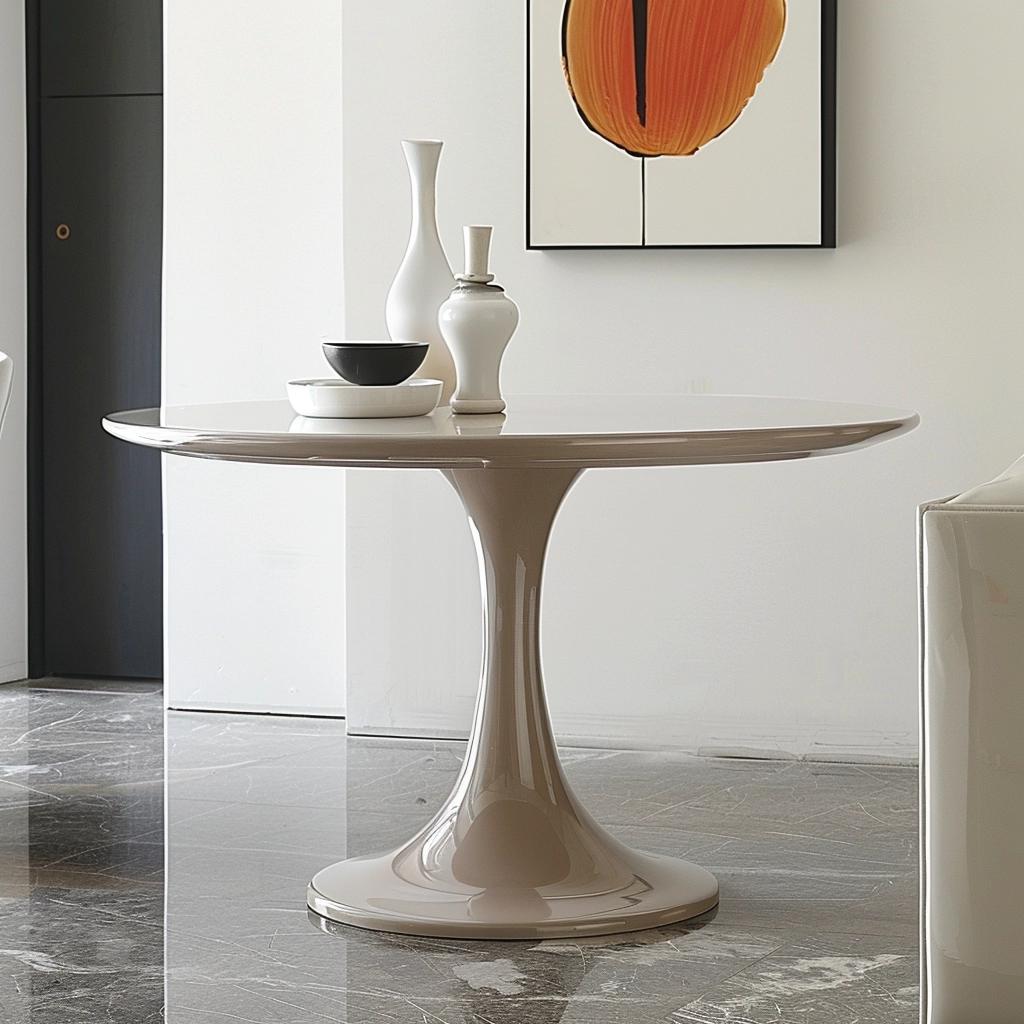 7 Stylish Pedestal Dining Tables for Tiny Areas 4 7 Stylish Pedestal Dining Tables for Tiny Areas