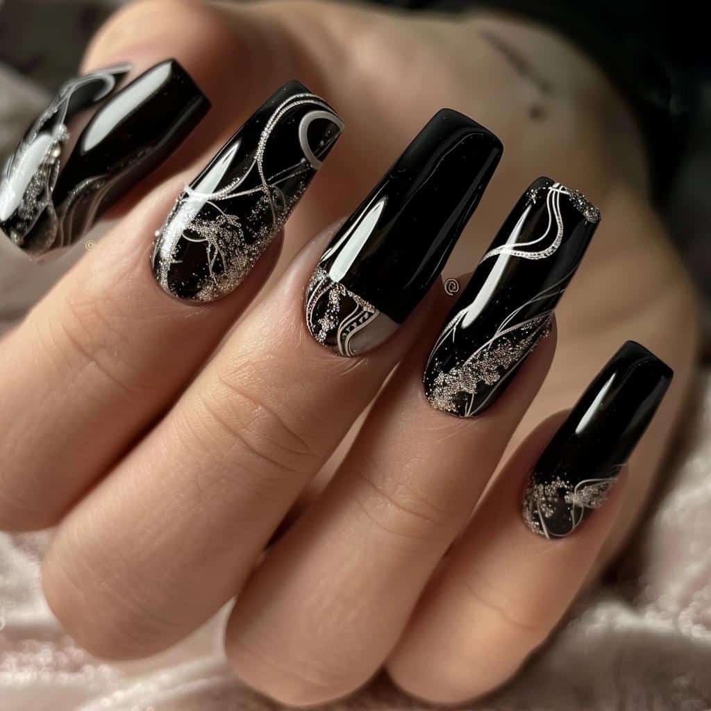 4 Chic Black Nail Ideas for a Sleek Look 1 4 Chic Black Nail Ideas for a Sleek Look