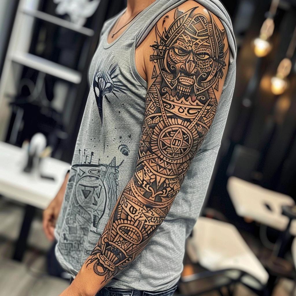 3 Bold Sleeve Tattoo Ideas for a Full Arm Design 2 3 Bold Sleeve Tattoo Ideas for a Full Arm Design