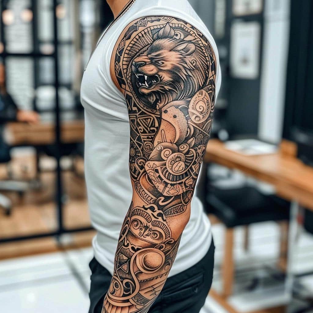 3 Bold Sleeve Tattoo Ideas For A Full Arm Design