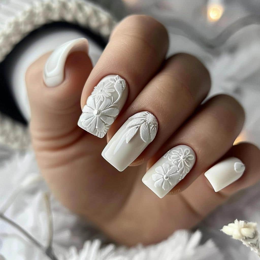 4 Elegant White Nail Ideas for a Classy Look