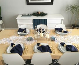 Simple Christmas table: +65 pretty and easy ideas to do