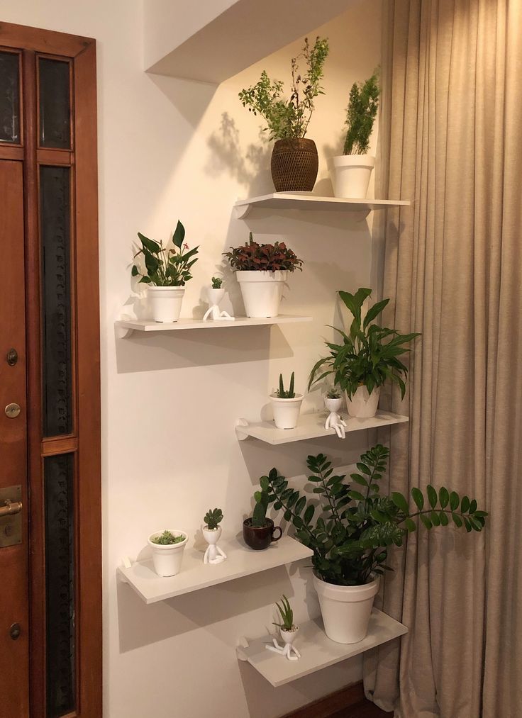Transform Your Small Walls with Stunning Decor Ideas. 8 Wall with multiple shelves