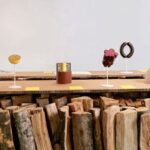 Firewood was used as modular stackable elements for the scenography of the BIO27 Super Vernaculars design biennial.