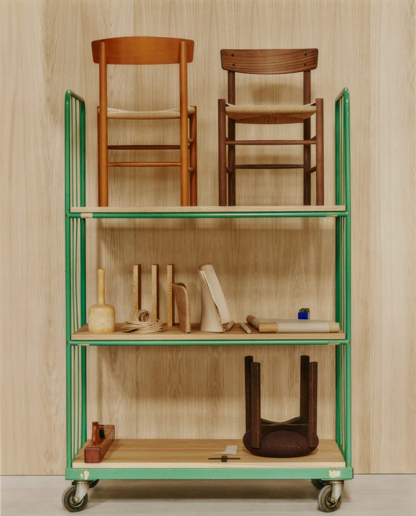 Crafting the Present Exhibition Showcases Modern Manufacturing of Classic Furniture 2 The exhibition showcases the craft processes, tools, and makers behind the brand's furniture.