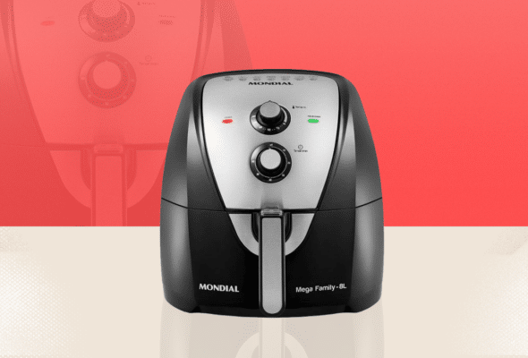 Imagem de uma air fryer Mondial Mega Family 8 L