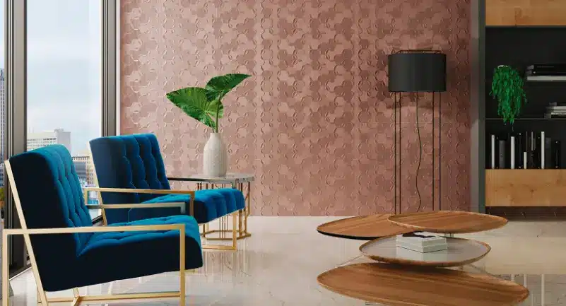 Transform Your Living Room with Stunning Covering Ideas. 2 Revestimento para sala: Filetado Branco da Ceusa, estilo canjiquinha, protege e embeleza paredes internas/externas cobertas – Foto: Ceusa