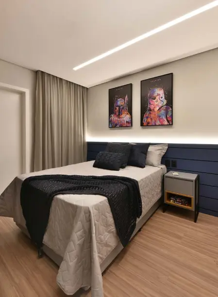 Incredible Tips to Transform Your Teen Boy's Room. 4 Decorating a teenage boy’s room for a Star Wars lover – Project: Rodrigo Baleeiro – Dbale Arquitetura | Photo: Sidney Doll