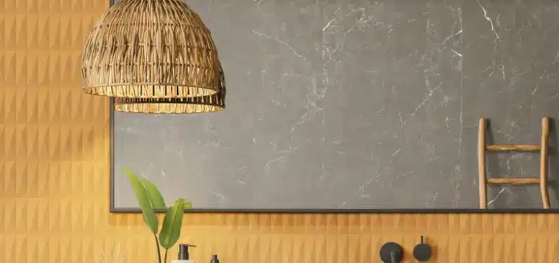 Five Stunning Colors That Perfectly Match Yellow. 9 Yellow can be specified in barbecues, interior walls and decorated panels - Photo: Ceusa
