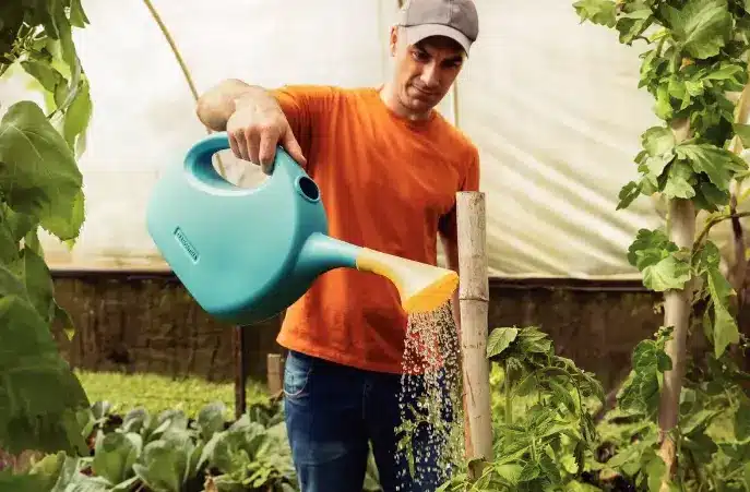 The watering can becomes an ally in gardening, allowing plants to receive the necessary water to grow strong and healthy