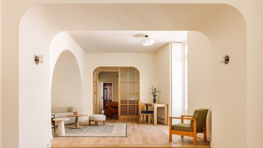 Transformation of a Historic Convent into the Locke de Santa Joana Hotel in Lisbon 1 The Locke de Santa Joana hotel occupies a 17th-century convent in Lisbon.