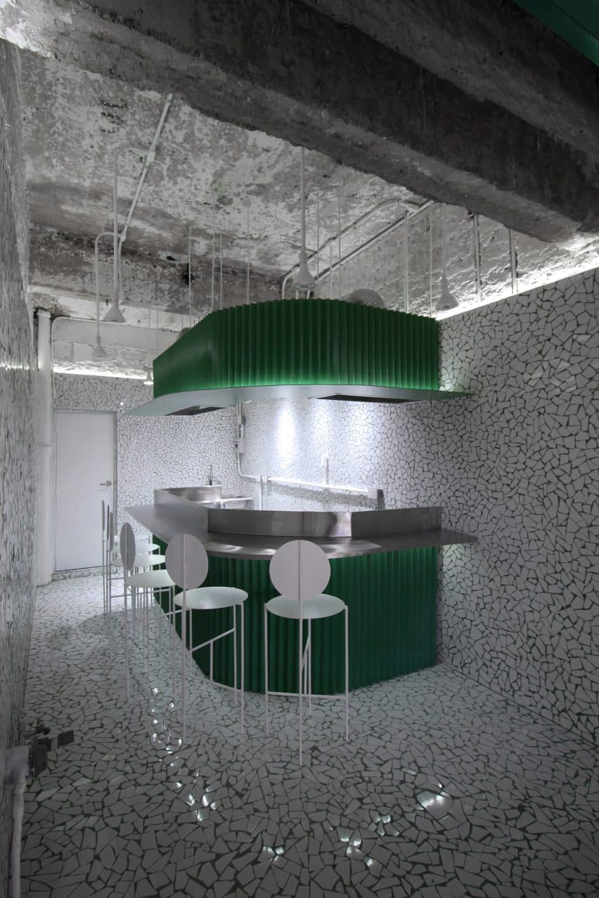 Utilitarian materials were selected for their resilience