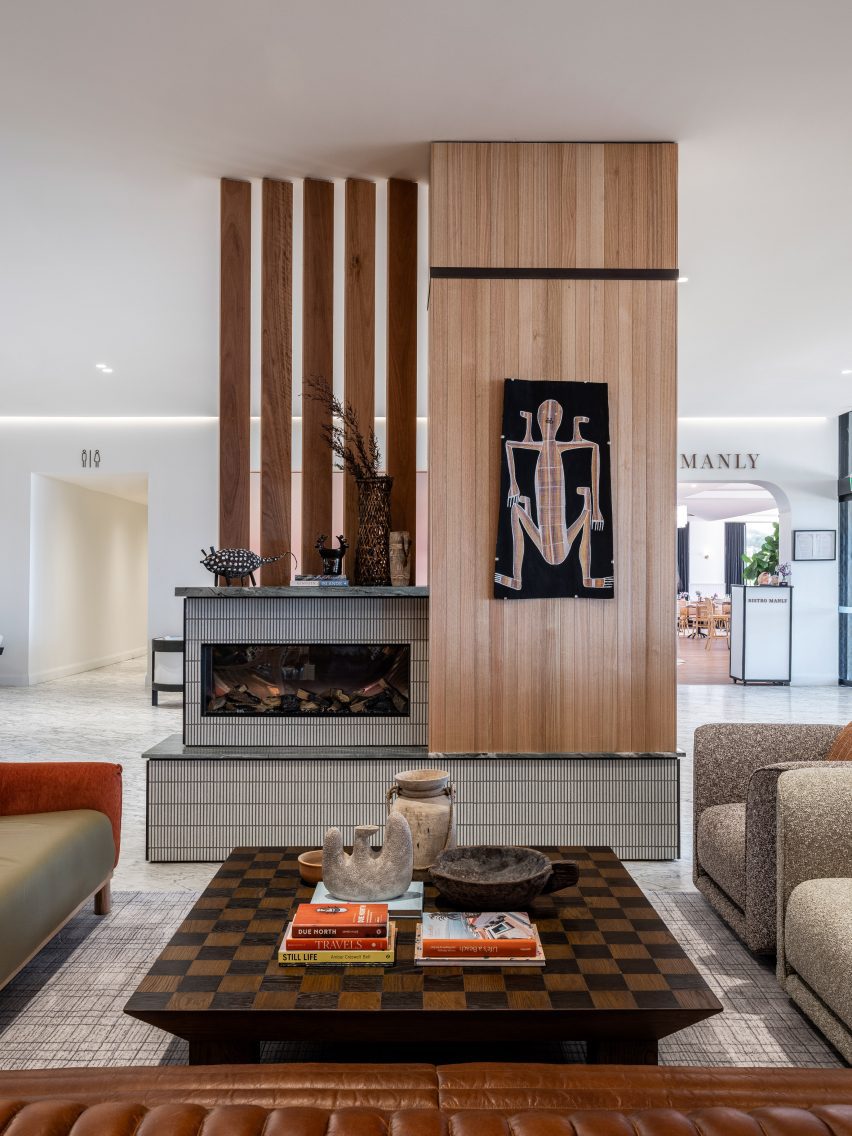 Luchetti Krelle has overhauled the lobby of Sydney's Manly Pacific hotel