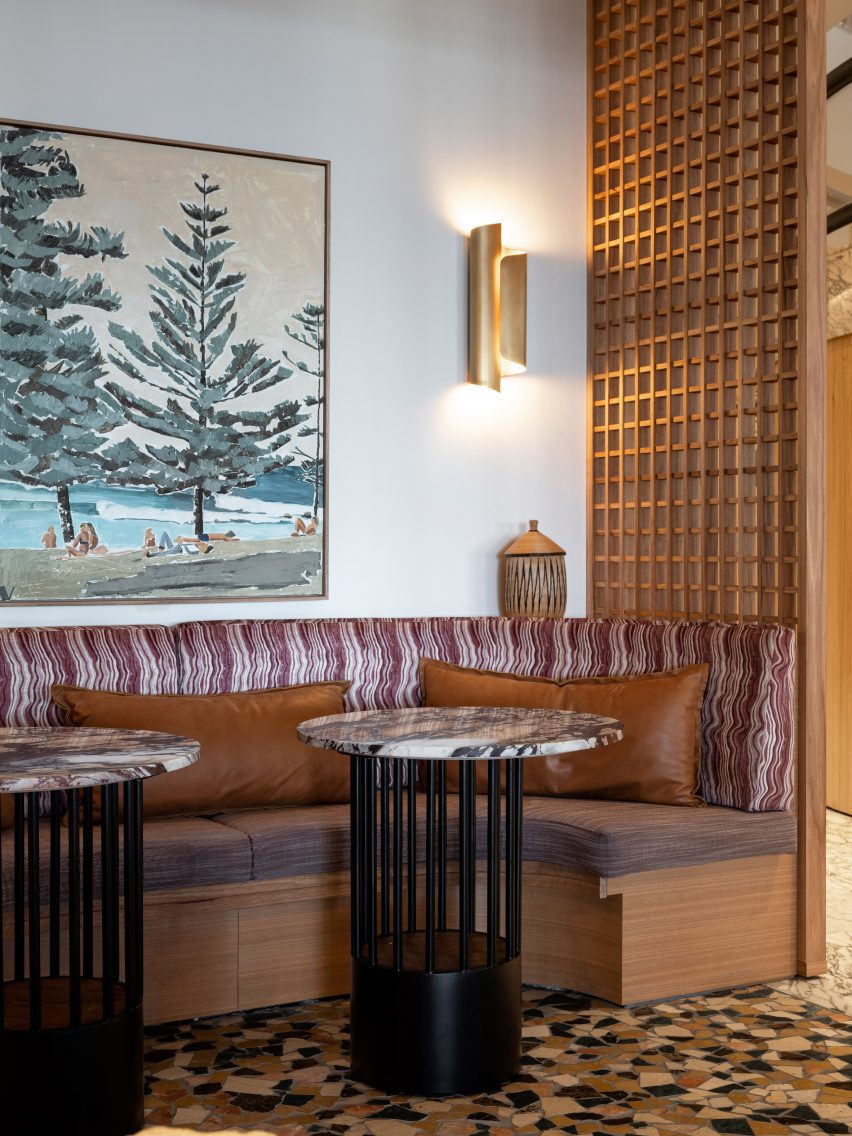 The studio also renovated the adjoining bar