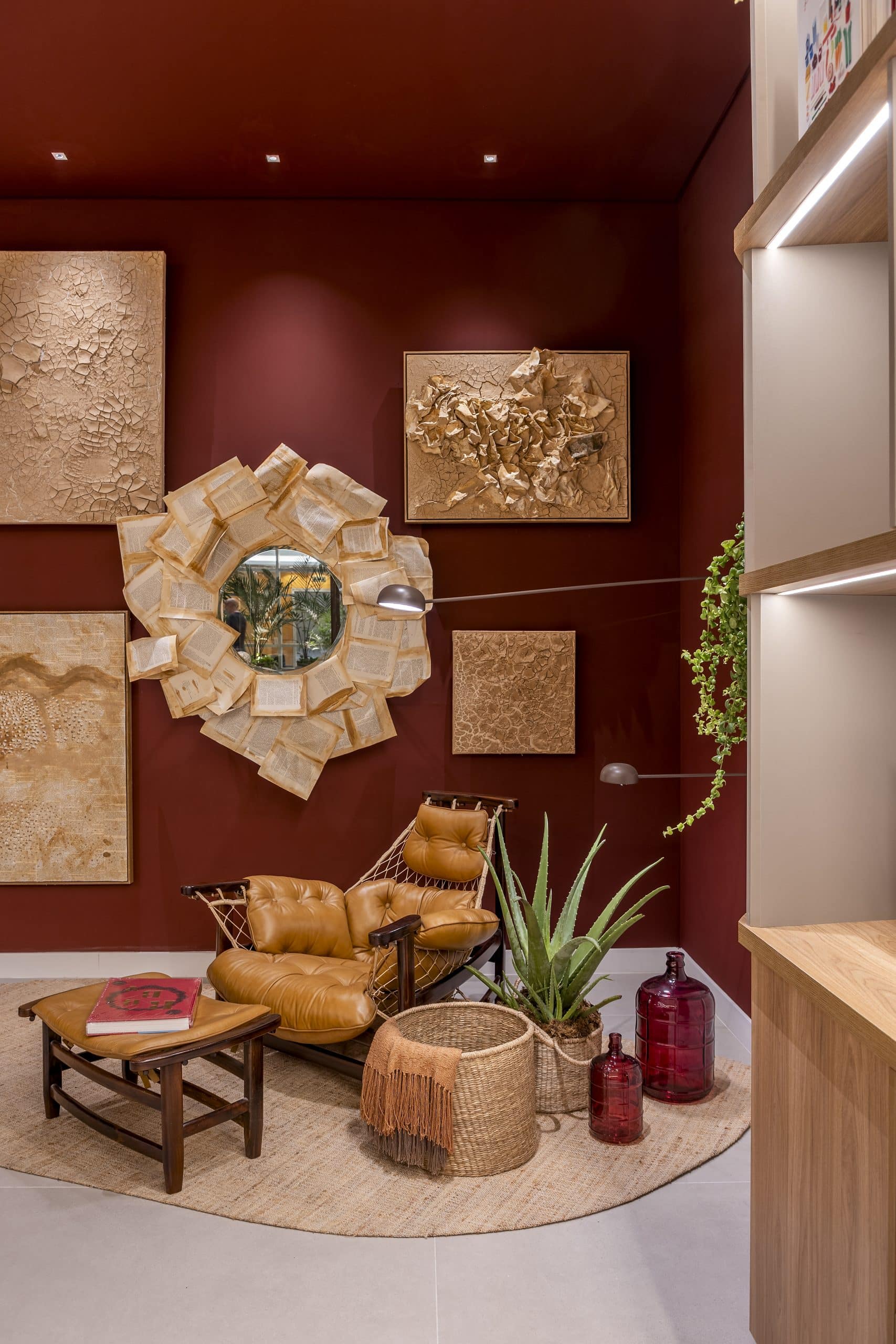 Project with Jangada armchair by Romanian designer Jean Gillon