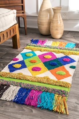 Vibrant Rugs That Transform Your Home Décor Effortlessly. 2 Small colorful rug