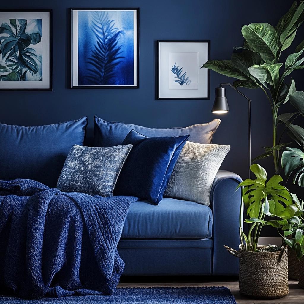 Azul-índigo: como usar essa cor nos ambientes e destacar a decoração