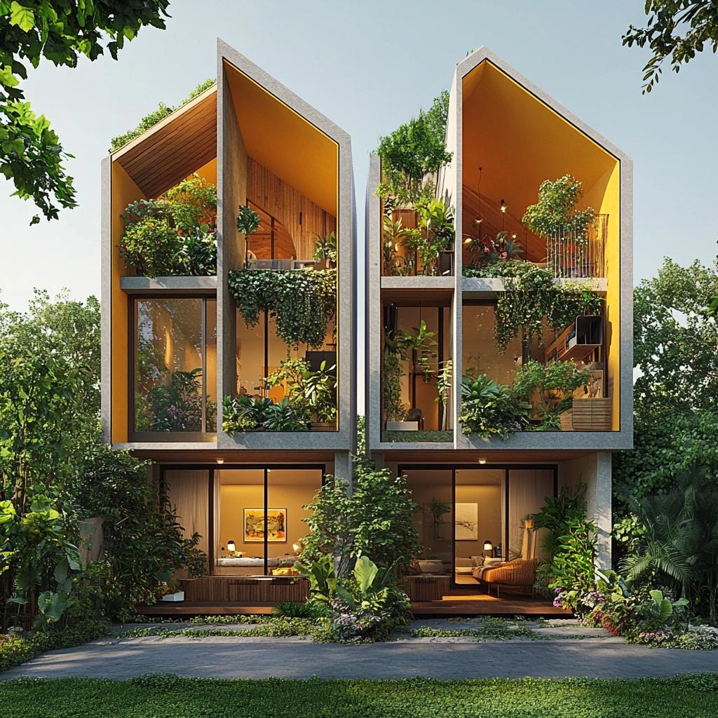 The Pros and Cons of Living in a Twin House 1 Vantagens e Desvantagens de Morar em uma Casa Geminada