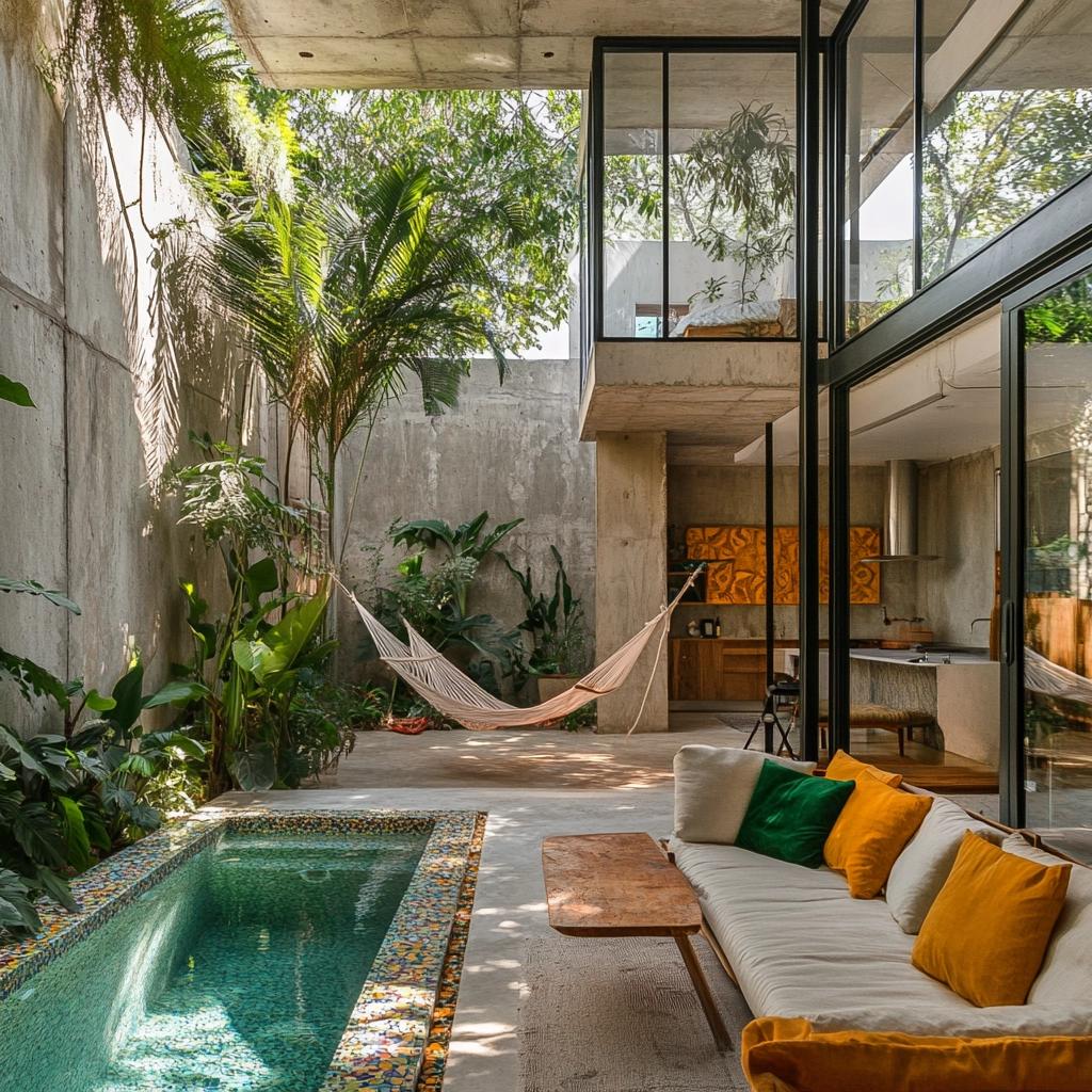 Charming Small House Hides a Beautiful Private Paradise Inside 5 Pequena Casa Esconde um Paraíso Particular