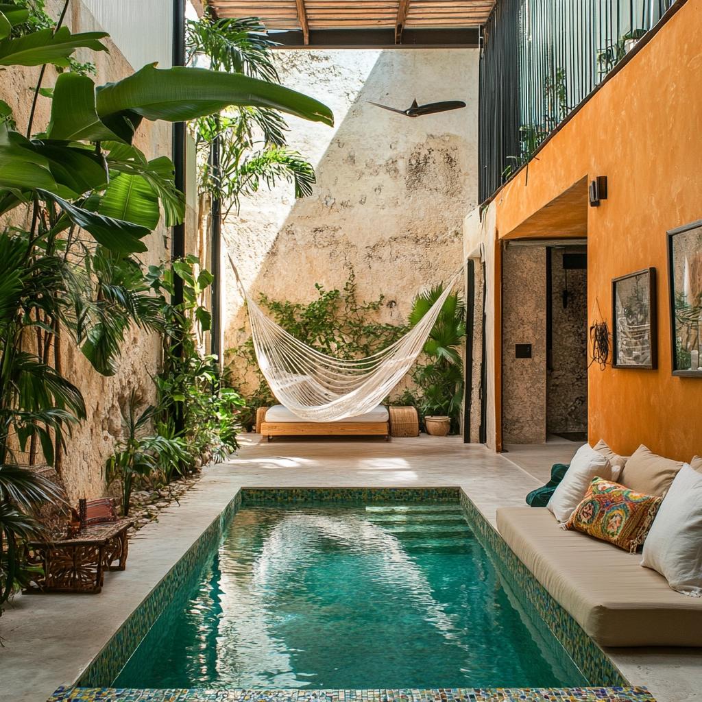 Pequena Casa Esconde um Paraíso Particular