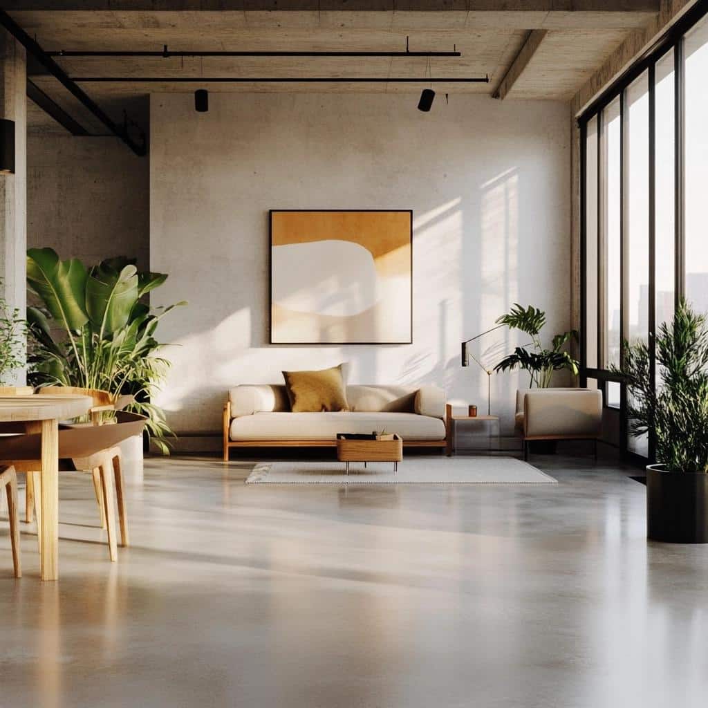 How to Use Burnt Cement in Your Home Decor 7 Explorando a Versatilidade do Cimento Queimado na Decoração