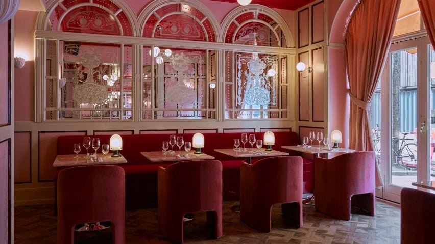 Hotel Bella Grande: A Venetian-Inspired Gem in Copenhagen 1 Exterior view of the Donna restaurant showcasing its vibrant design elements.