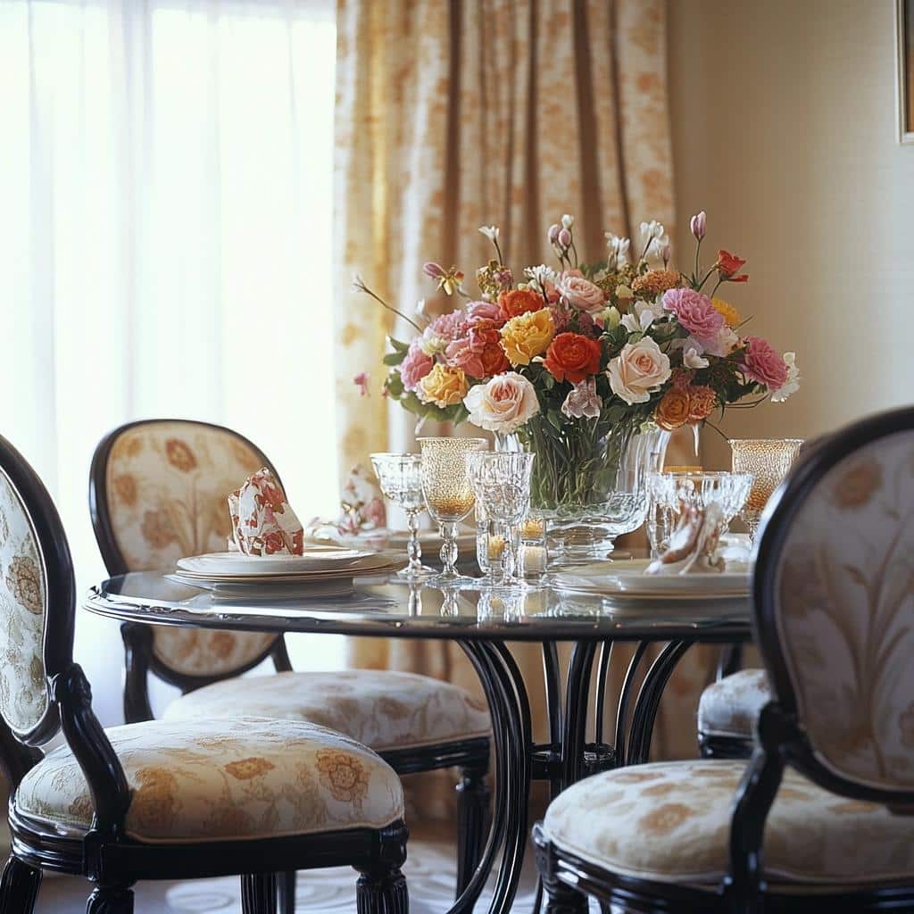 66 Ways to Incorporate Glass Round Tables into Your Decor 6 Mesa Redonda de Vidro: 66 Maneiras de Usar na Sua Decoração