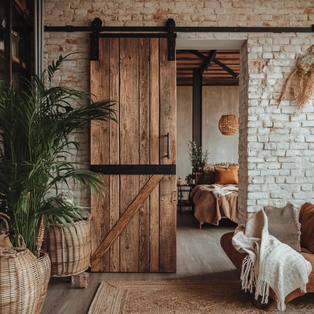 Barn Doors: Open Your Decor to Rustic Charm 5 Porta Celeiro: Abre Sua Decoração para o Rústico
