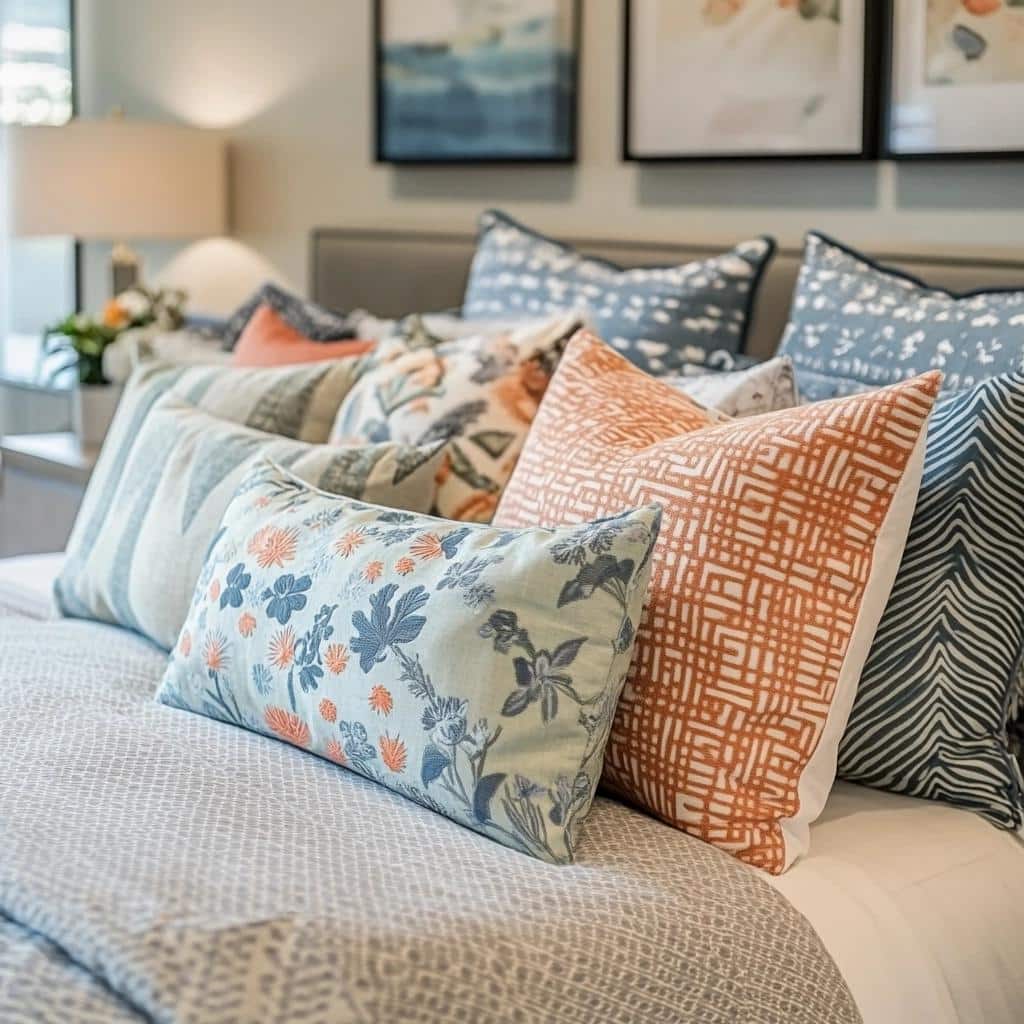 60 Inspirações de Almofadas para Cama que Elevam a Decoração