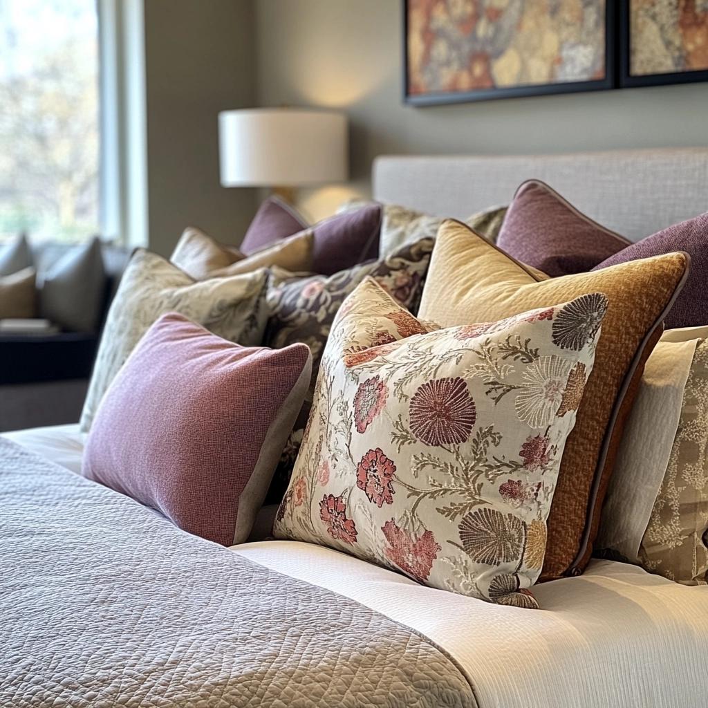 60 Inspirações de Almofadas para Cama que Elevam a Decoração