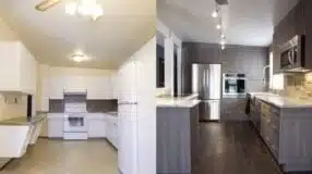 Foto de antes e depois reforma decoracao