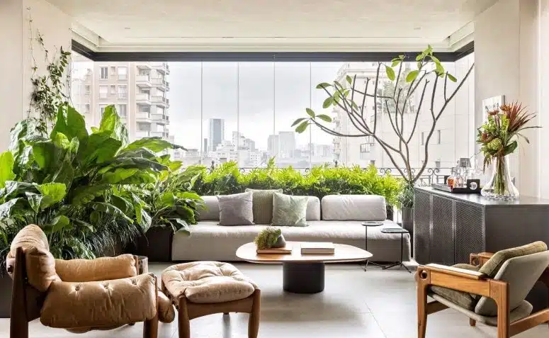 Imagem que ilustra arquitetura biofílica.