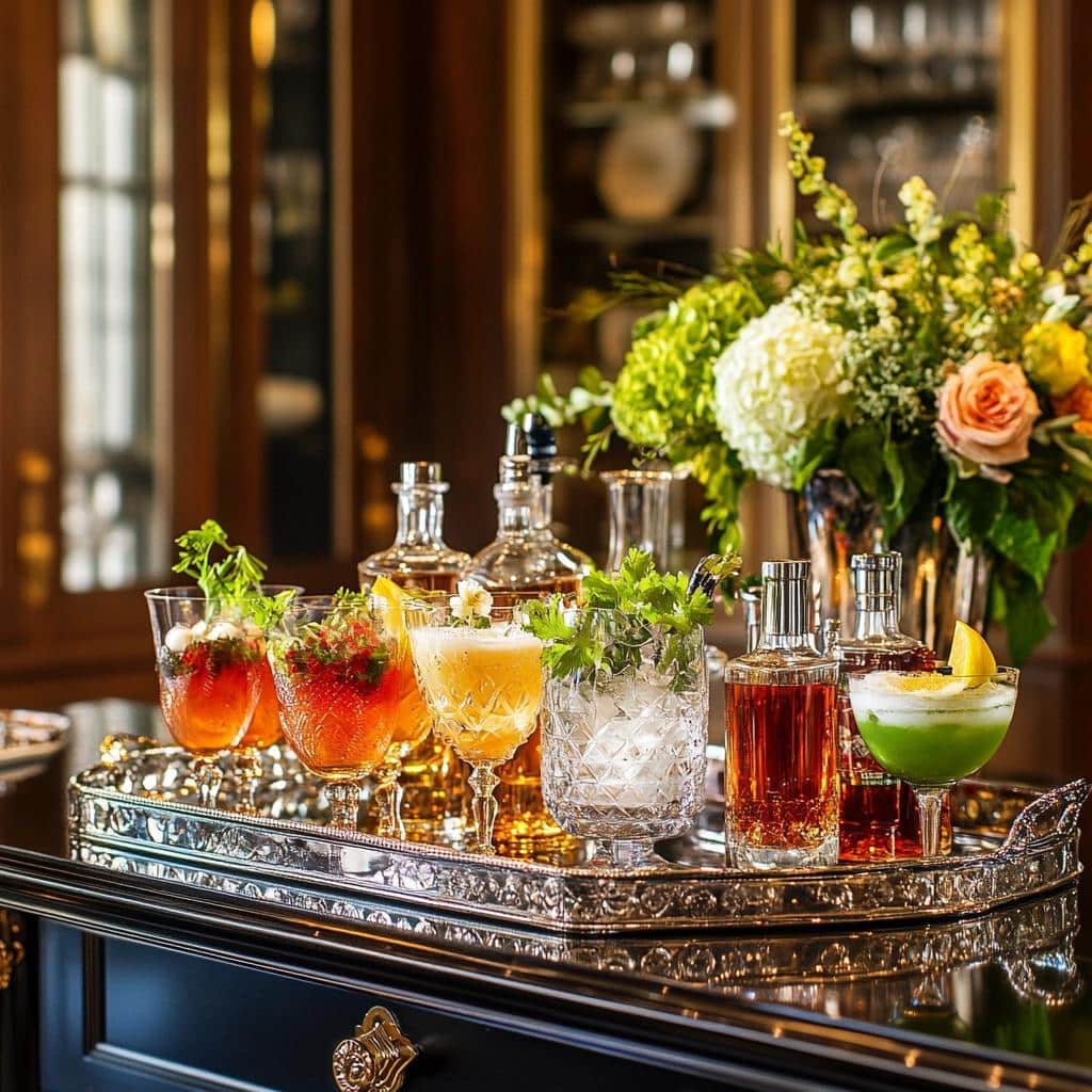 Learn How to Create a Home Bar Setup 8 Decore sua casa com uma bandeja-bar incrível