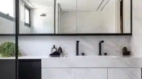 Esse tipo de revestimento é popular, pois combina a elegância com a boa resistência.