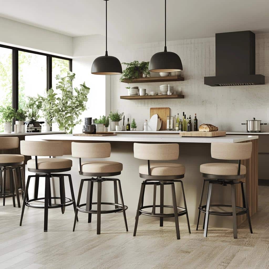 Banquetas Modernas: 70 Modelos que Vão Turbinar a Sua Decoração