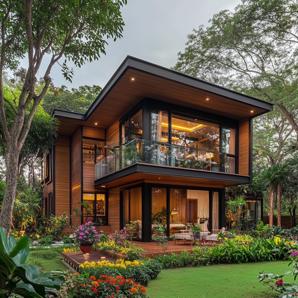 80 Projetos de Casa de Madeira Moderna