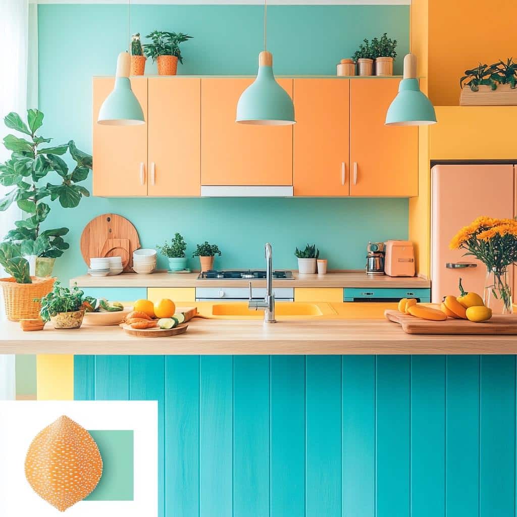 Cores para Cozinha: 70 Ideias Contagiantes para Colorir o Espaço