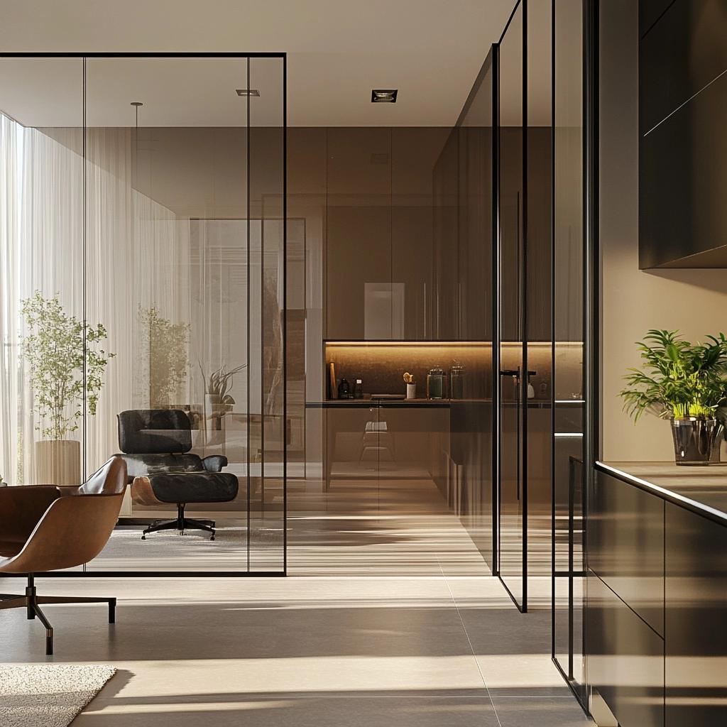 The Essential Glass Divider for Organizing Your Spaces 4 Divisória de vidro: essencial para organizar ambientes