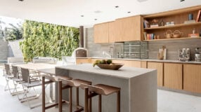 Inspiring BBQ Space Designs: 70 Gorgeous Finishes for Your Grill Area 9 Foto de espaço gourmet