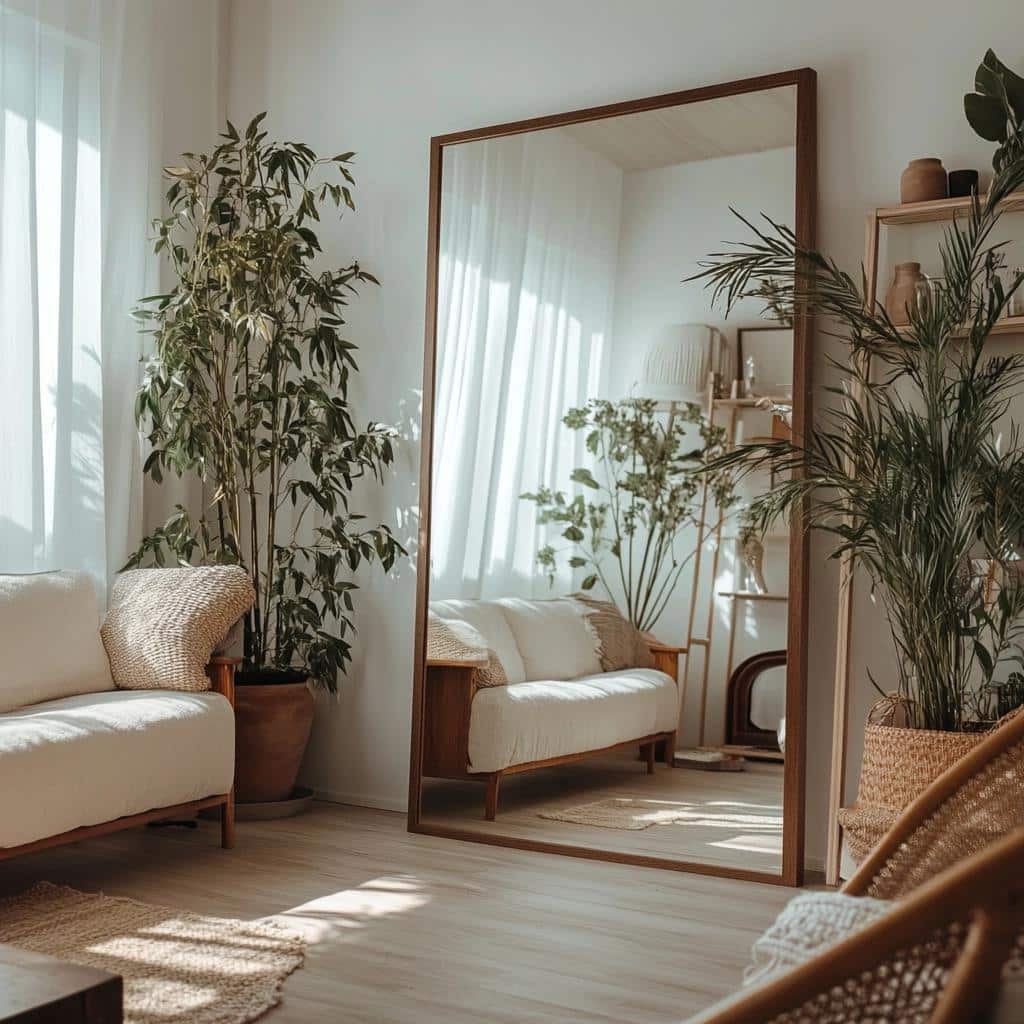 Inspirações para Decorar com Espelhos de Chão