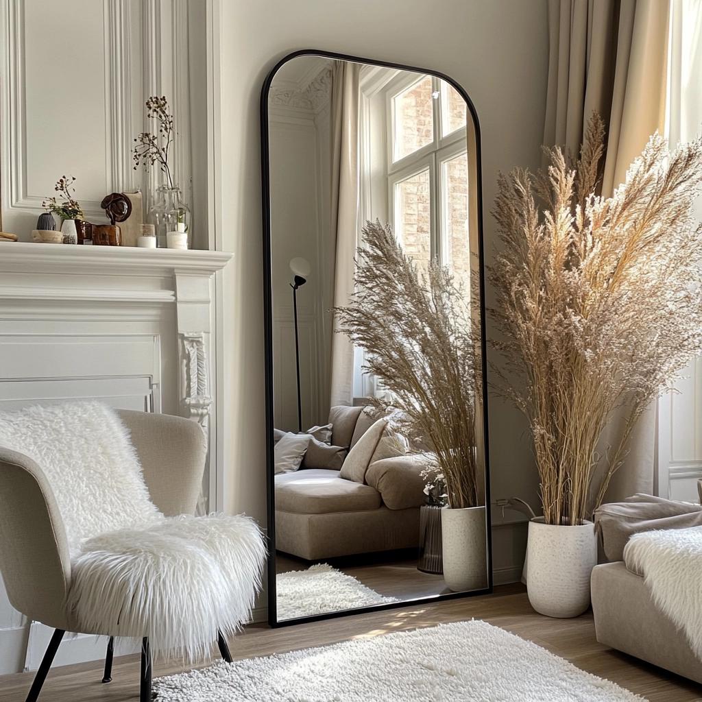 Inspirações para Decorar com Espelhos de Chão