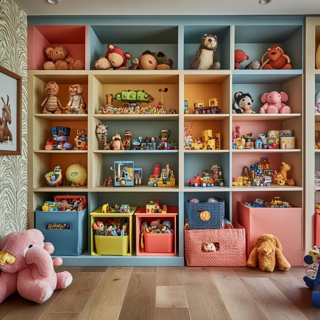 75 Creative Ways to Organize Toy Storage and Reduce Clutter 8 Estante para brinquedos: 75 ideias para deixar tudo em ordem
