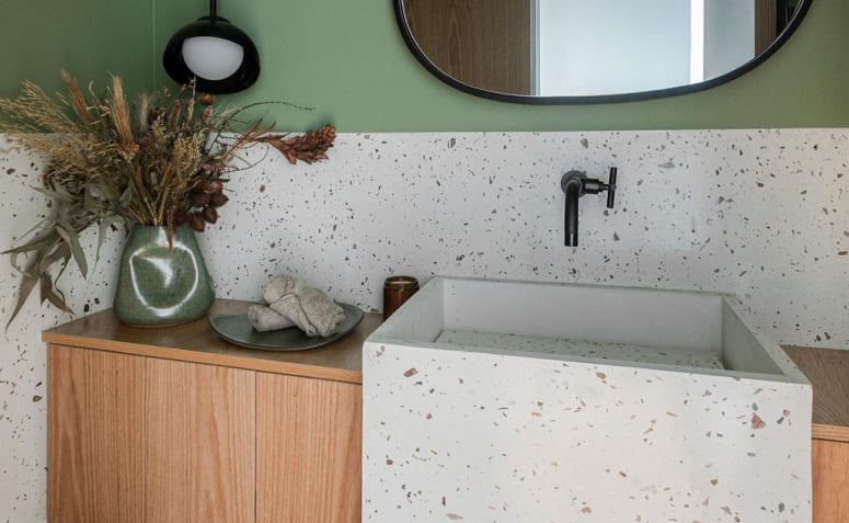 How to Use Granilite in Decoration: Tips from Architects 5 Foto de granilite em diferentes ambientes decorados.