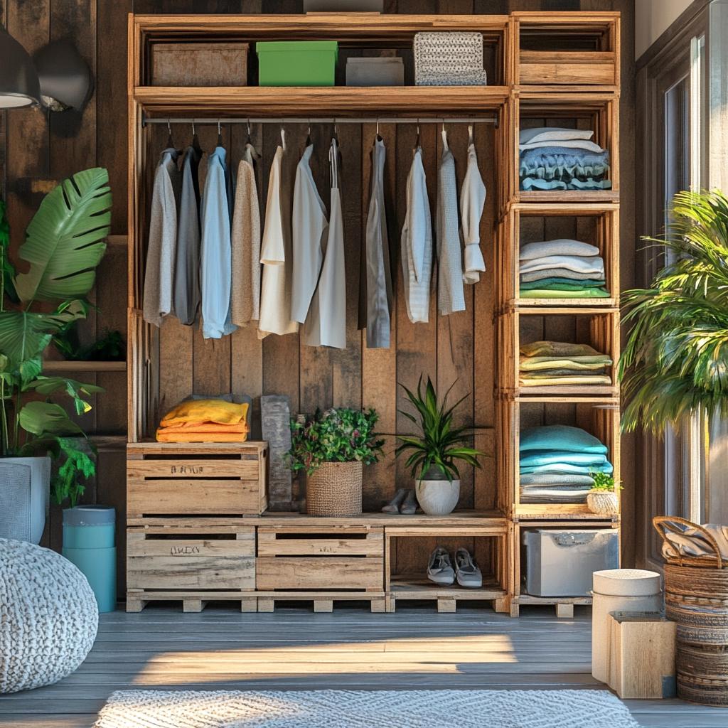 Aprenda a Fazer um Guarda-Roupa de Pallet com 50 Ideias Inspiradoras