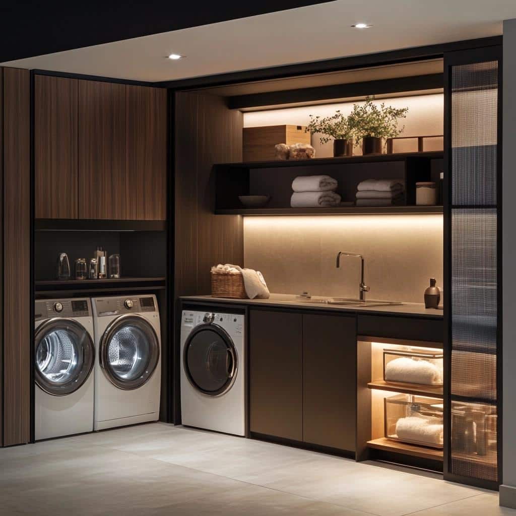 6 ideias criativas para separar a cozinha da lavanderia
