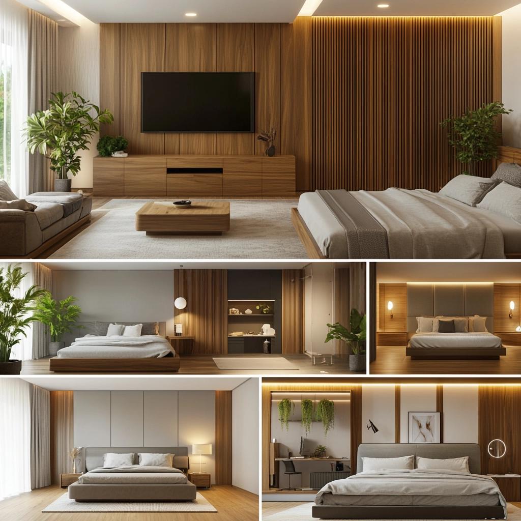 How to Use Slatted Panels to Transform Your Decor 4 Como usar o painel ripado para transformar sua decoração