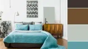Foto de paleta de cores para quarto de casal 25
