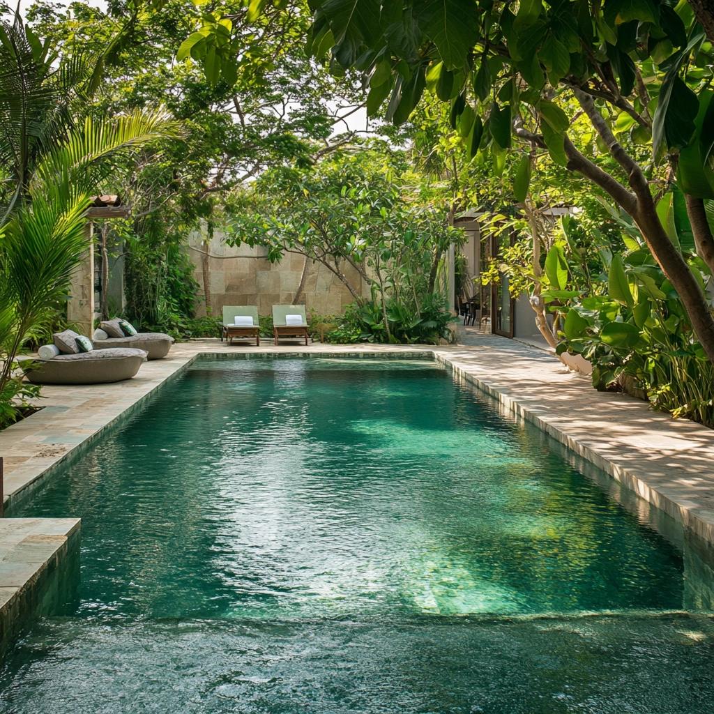 50 Ideias de Pedras para Piscina que Atraem Olhares