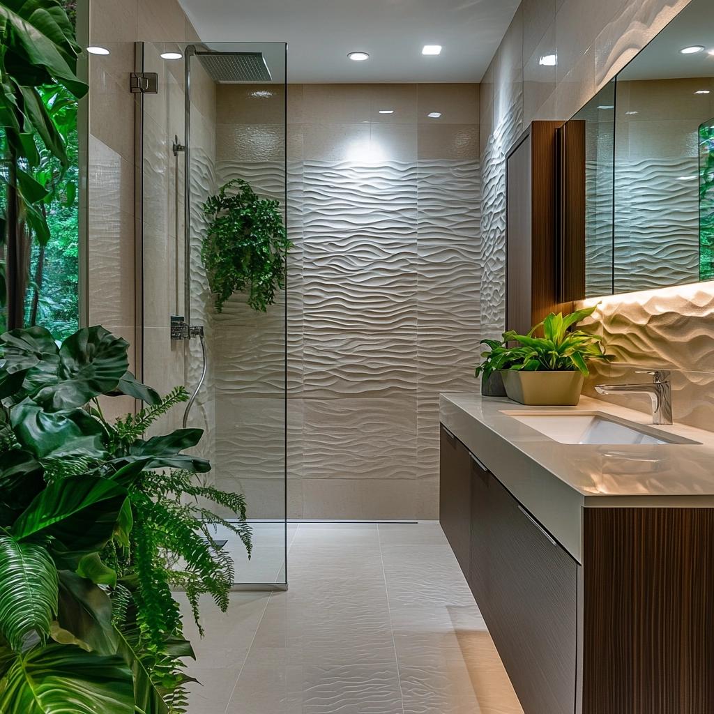 8 Projetos Modernos de Porcelanato para Banheiro