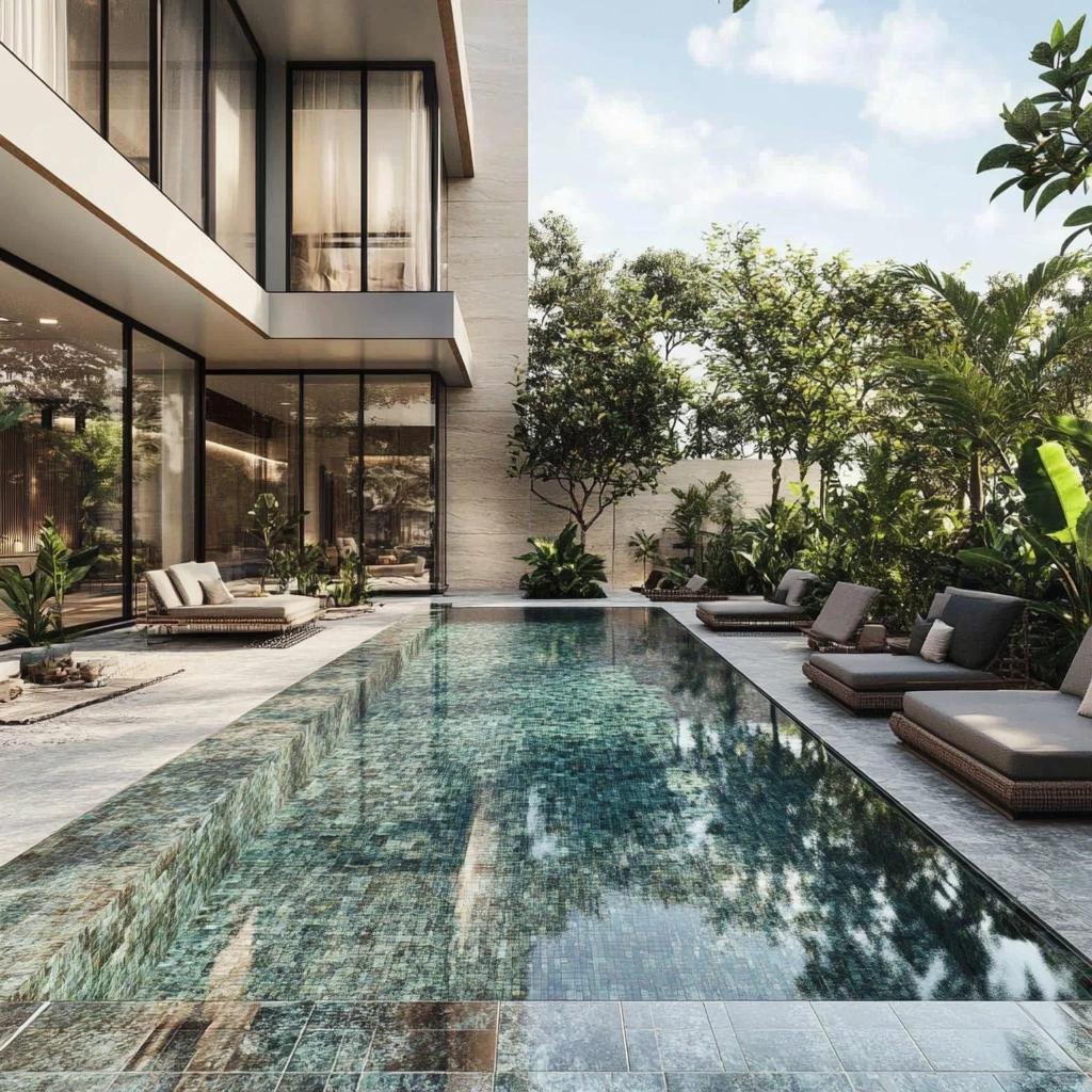 5 opções de porcelanato para piscina e dicas para aplicar